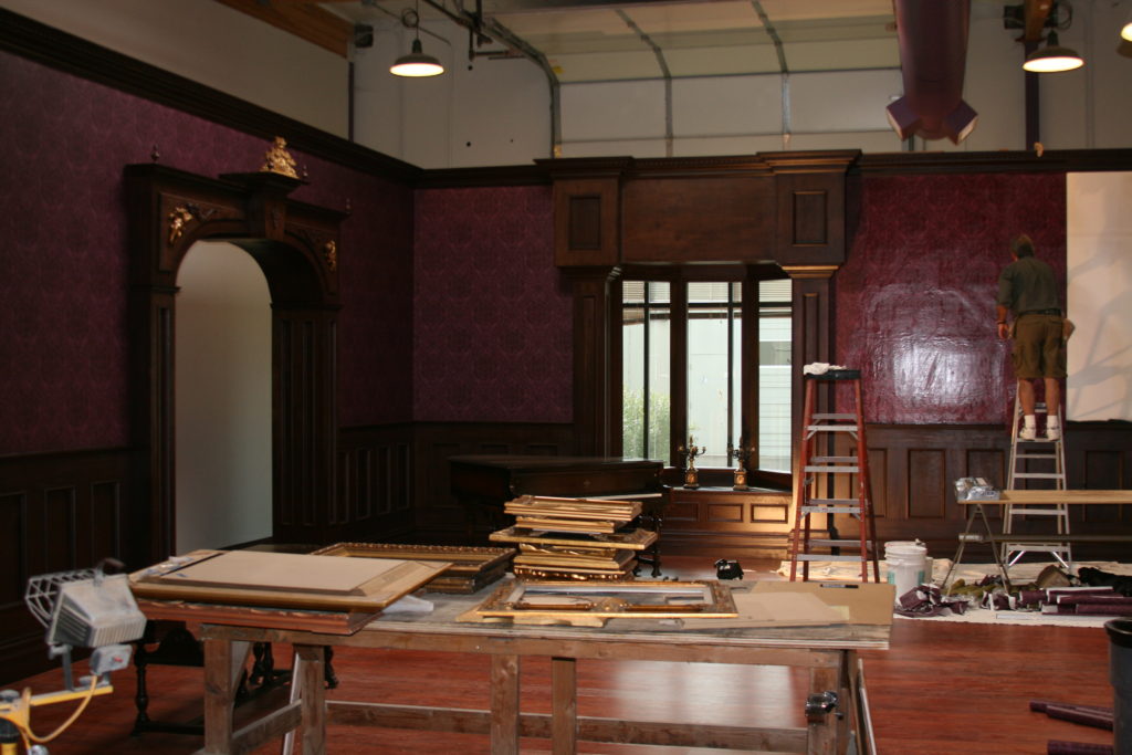 Movie set construction